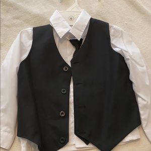 Boys black dress suit/tuxedo